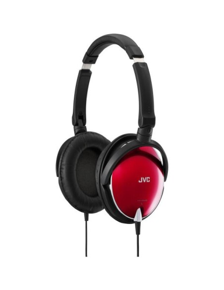 JVC HA-S600-R cuffia e auricolare Cuffie Cablato A Padiglione Nero, Rosso