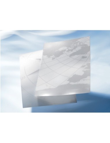 GBC Copertine rilegatura PolyDesigner A4 350mic trasp Globe (50)