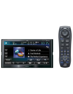 JVC KW-AV70BTE Ricevitore multimediale per auto Nero Bluetooth