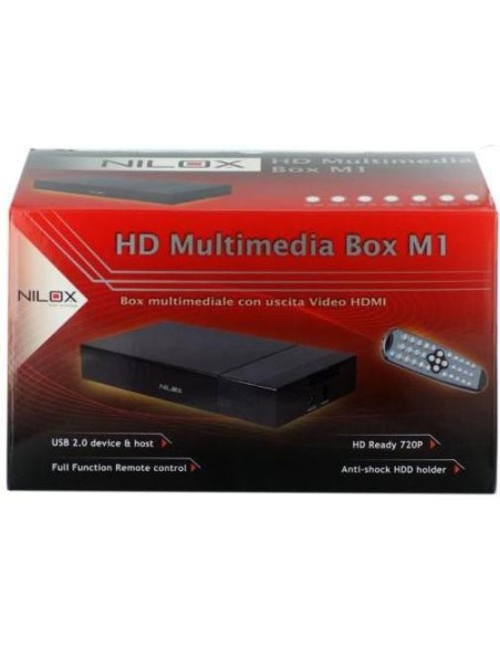Nilox Multimedia HDD 500GB M1 Nero