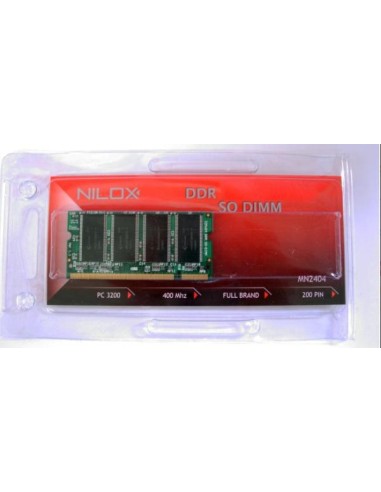 Nilox DDR 1GB 400MHz SO-DIMM PC-3200 memoria 1 x 1 GB