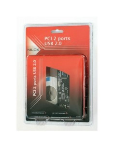 Nilox SCHEDA PCI 2 PORTE USB 2.0 scheda di interfaccia e adattatore 2