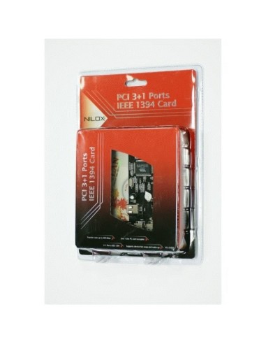 Nilox SCHEDA PCI 3 1 PORTE FIREWIRE scheda di interfaccia e adattatore