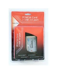 Nilox SCHEDA PCMCIA 2 PORTE USB2.0 scheda di interfaccia e adattatore