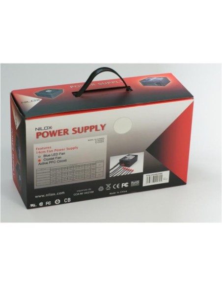 Nilox NX-PSNI8504mod alimentatore per computer 850 W Nero