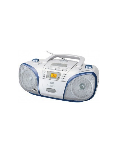 JVC RC-EZ57WE impianto stereo portatile Digitale 4 W AM, FM Bianco Riproduzione MP3