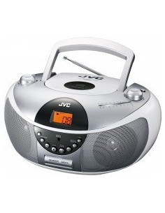 JVC RD-EZ16WE impianto stereo portatile Digitale 3 W AM, FM Argento Riproduzione MP3