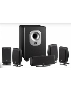 JBL SCS-200.5BK set di altoparlanti 100 W Home theatre Nero 5.1 canali 2-vie