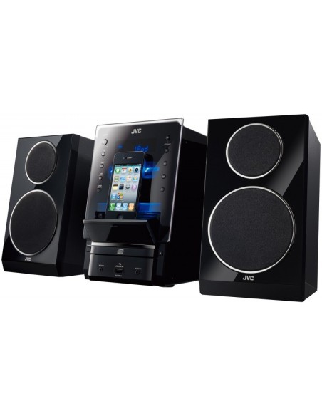 JVC UX-LP55BE set audio da casa Mini impianto audio domestico 60 W Nero