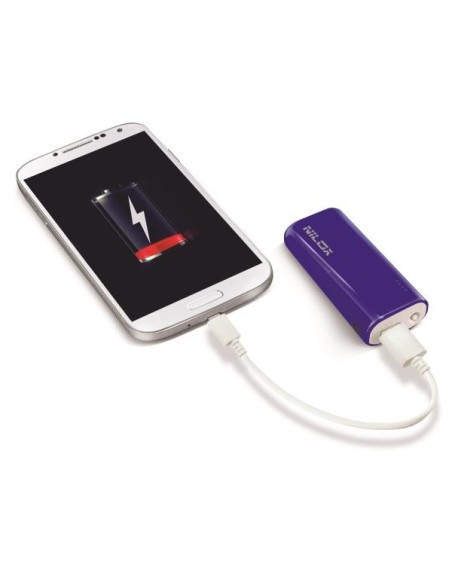 Nilox NXPB5200BL batteria portatile 5200 mAh Blu