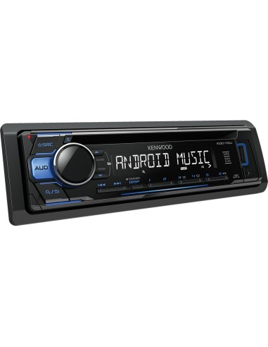 Kenwood KDC-110UB Ricevitore multimediale per auto Nero, Blu 200 W