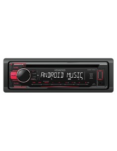 Kenwood KDC-110UR Ricevitore multimediale per auto Nero, Rosso 200 W