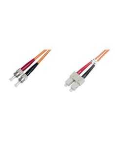 Nilox 5.0m 50 125u ST SC M M cavo InfiniBand e in fibra ottica 5 m Arancione