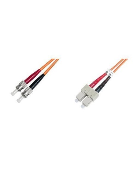 Nilox 5.0m 50 125u ST SC M M cavo InfiniBand e in fibra ottica 5 m Arancione