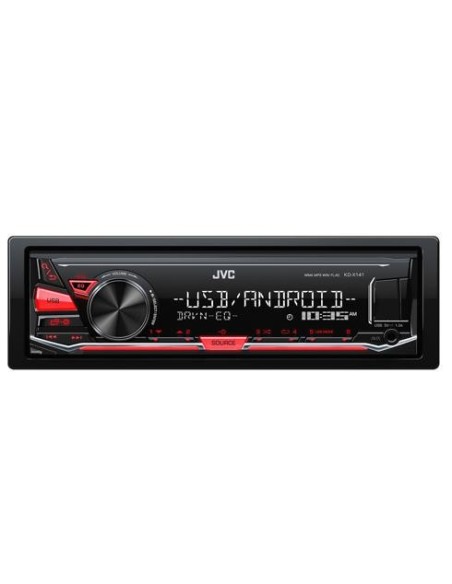 JVC KD-X141 Ricevitore multimediale per auto Nero