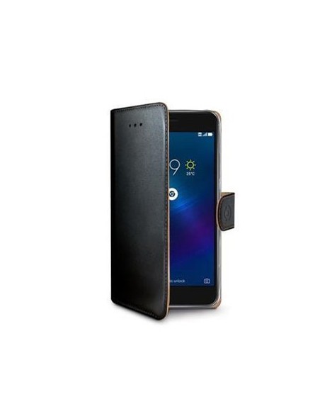 Celly WALLY618 custodia per cellulare 14 cm (5.5") Custodia a libro Nero