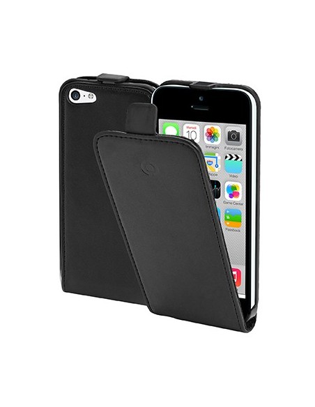 Celly FACE360 custodia per cellulare Custodia flip a libro Nero