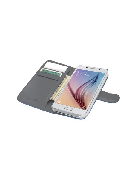 Celly WALLY490BL custodia per cellulare Custodia a borsellino Blu