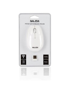 Nilox MW20 mouse Viaggio Ambidestro RF Wireless Ottico 1600 DPI 2