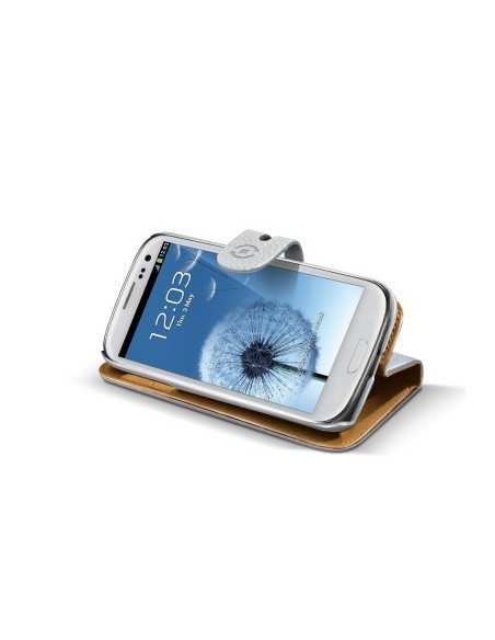 Celly AMBO232WH custodia per cellulare 12,2 cm (4.8") Custodia a borsellino Bianco