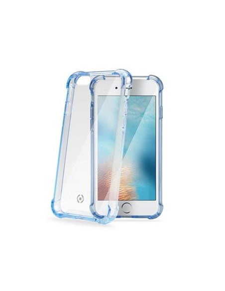 Celly ARMOR800LB custodia per cellulare 11,9 cm (4.7") Cover Blu, Trasparente