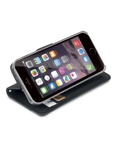 Celly ONDAIPH6BK custodia per cellulare Custodia a libro Nero 2