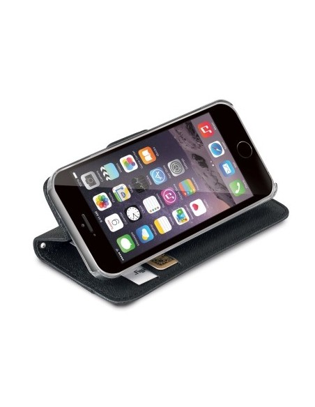 Celly ONDAIPH6BK custodia per cellulare Custodia a libro Nero