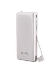 Celly PB6600WH batteria portatile Polimeri di litio (LiPo) 6600 mAh Bianco