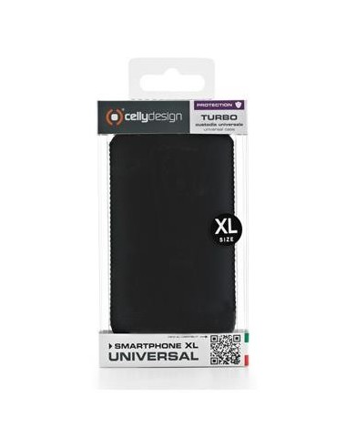 Celly TURBOXL01 custodia per cellulare Custodia a sacchetto Nero