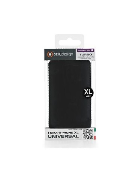 Celly TURBOXL01 custodia per cellulare Custodia a sacchetto Nero