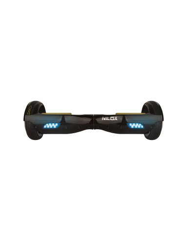 Nilox DOC Plus hoverboard Monopattino autobilanciante 10 km h 4300 mAh Nero, Oro