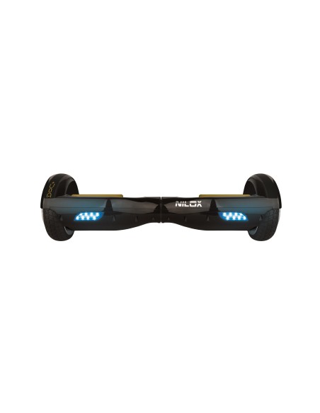 Nilox DOC Plus hoverboard Monopattino autobilanciante 10 km h 4300 mAh Nero, Oro