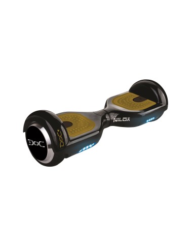 Nilox DOC Plus hoverboard Monopattino autobilanciante 10 km h 4300 mAh Nero, Oro