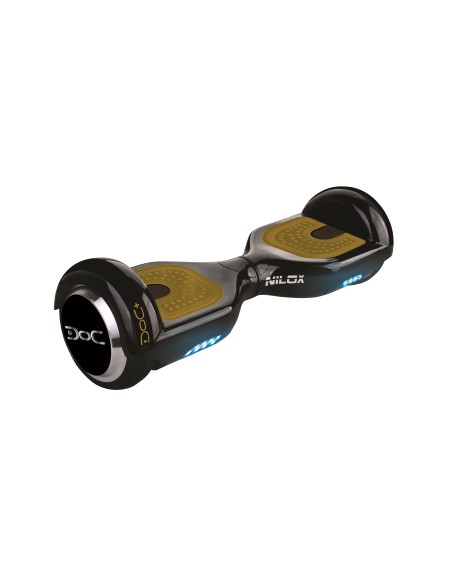 Nilox DOC Plus hoverboard Monopattino autobilanciante 10 km h 4300 mAh Nero, Oro