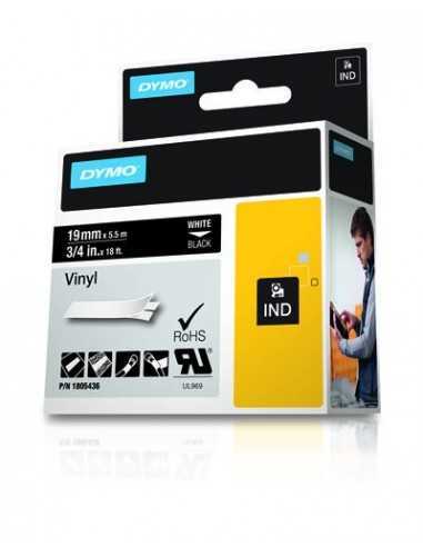 Dymo NASTRO 19MMX 5 5M VINILE BI NE D1 RHINOPRO 1805436 0071701059925 MATERIALE DI CONSUMO