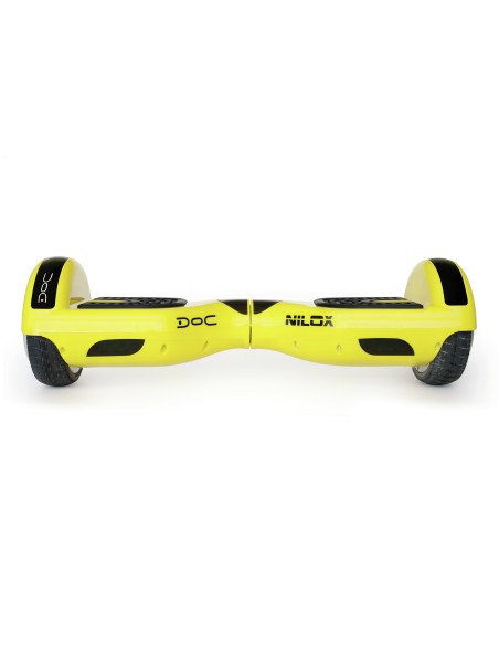 Nilox DOC Plus hoverboard Monopattino autobilanciante 10 km h 4300 mAh Giallo, Nero