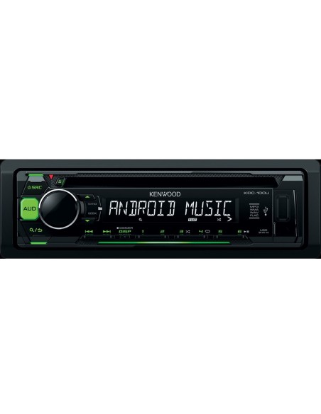Kenwood KDC-100UG Ricevitore multimediale per auto Nero 200 W