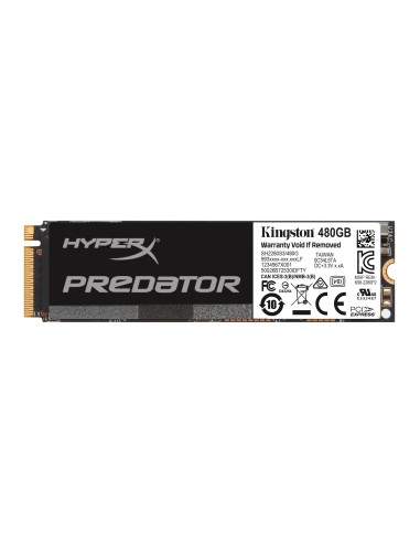 HyperX Predator SHPM2280P2 480G drives allo stato solido 480 GB M.2 PCI Express 2.0 MLC