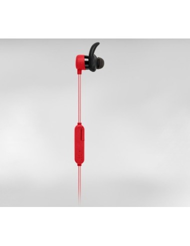 JBL Reflect Mini BT Auricolare Wireless Passanuca Musica e Chiamate Bluetooth Nero, Rosso