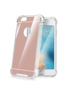 Celly ARMORMIR801RG custodia per cellulare 14 cm (5.5") Cover Oro, Trasparente