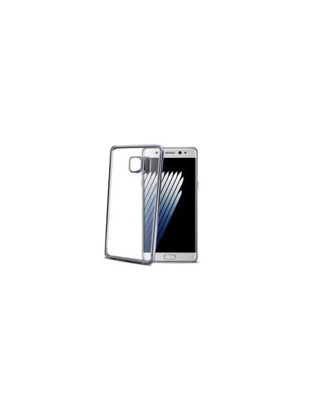 Celly LASER587DS custodia per cellulare 14,5 cm (5.7") Cover Metallico, Trasparente