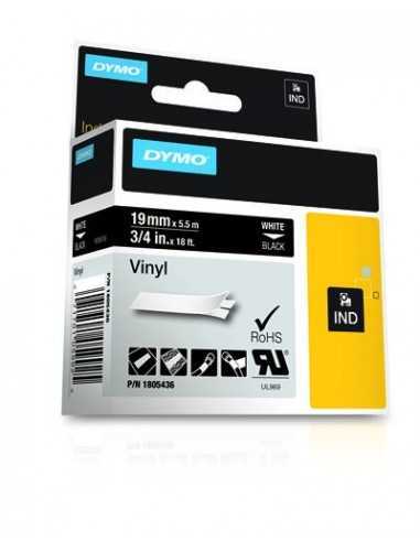Dymo NASTRO 19MMX 5 5M VINILE BI NE D1 RHINOPRO 1805436 0071701059925 MATERIALE DI CONSUMO