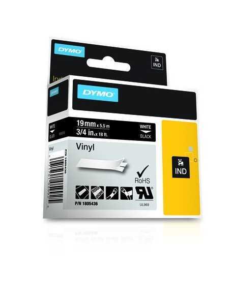 Dymo NASTRO 19MMX 5 5M VINILE BI NE D1 RHINOPRO 1805436 0071701059925 MATERIALE DI CONSUMO