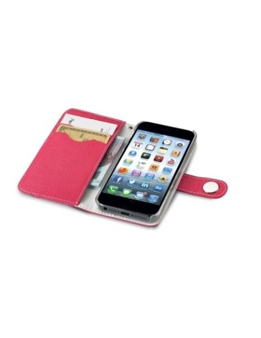 Celly ONDAIPH6PK custodia per cellulare Custodia a libro Rosso, Bianco