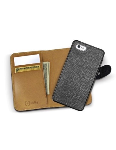 Celly AMBO185BK custodia per cellulare 10,2 cm (4") Custodia a borsellino Nero