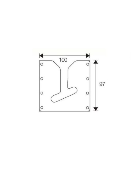 Nilox OM06127 Supporto TV a parete 177,8 cm (70") Nero
