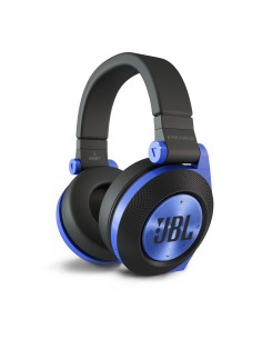 JBL E50 BT Auricolare Con cavo e senza cavo A Padiglione Musica e Chiamate Bluetooth Nero, Blu