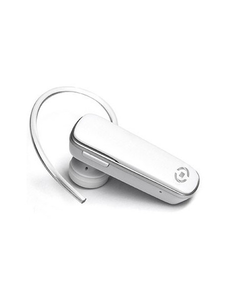 Celly BH8W cuffia e auricolare Wireless A clip Auto Micro-USB Bluetooth Bianco
