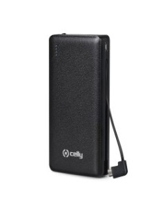 Celly PB6600BK batteria portatile Polimeri di litio (LiPo) 6600 mAh Nero