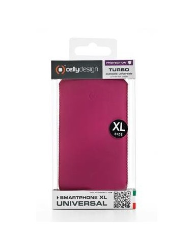 Celly TURBOXL05 custodia per cellulare Custodia a sacchetto Rosa